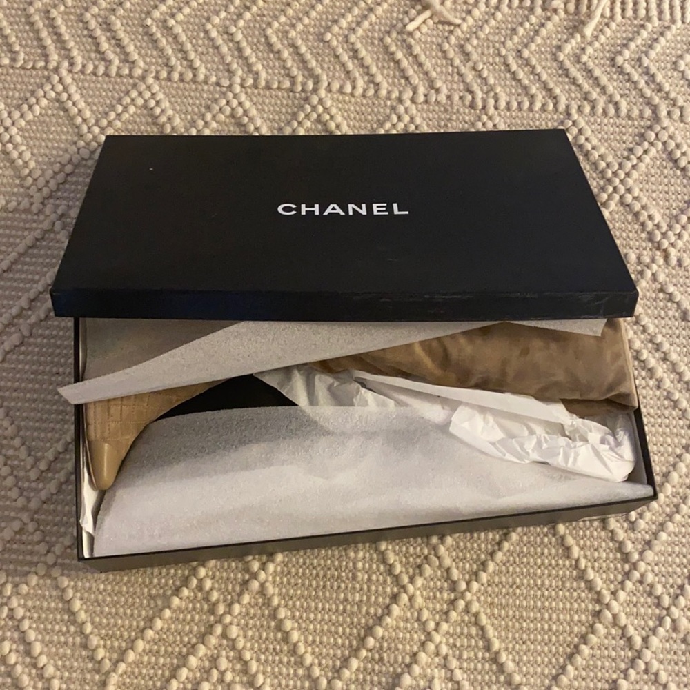 Chanel OTK boots - Picture 1 of 7